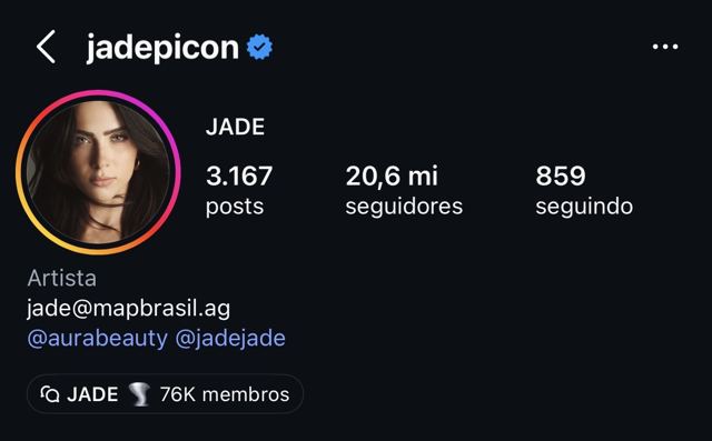 Instagram profile: Jade Picon