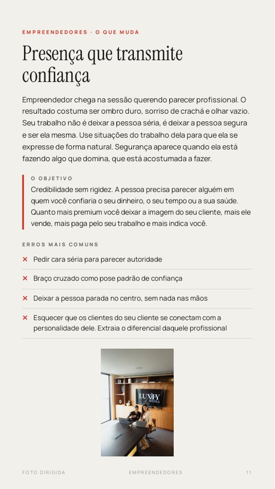 Page: a direction with its reference photo